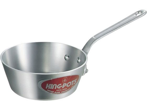 【お取り寄せ】中尾アルミ製作所 キング アルミ テーパー鍋(目盛付) 24cm キッチン雑貨