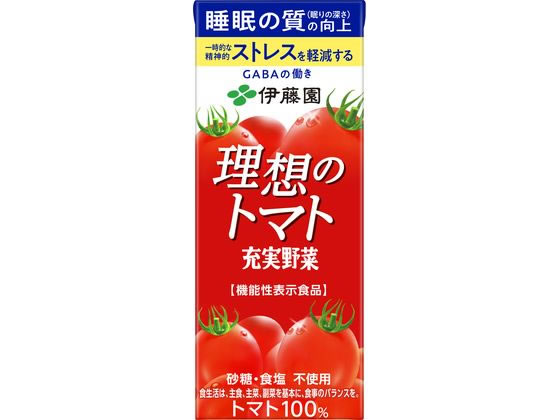 伊藤園 充実野菜理想のトマト 200ml 野菜ジュース 果汁飲料 缶飲料 ボトル飲料