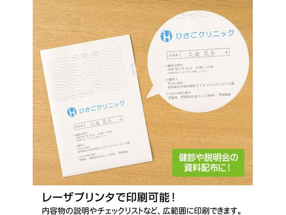 【お取り寄せ】ヒサゴ 紙製 トリック!クリアフォルダ A4 パターン小 3枚 OP2471S A4 色柄付タイプ クリアホルダー ファイル