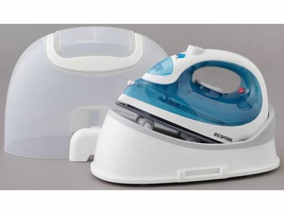 【お取り寄せ】アイリスオーヤマ ケース付きコードレスアイロン ライトブルー IRN-CL18CC-LA 衣類スチーマー アイロン ミシン 衣類ケア 生活 家事家...