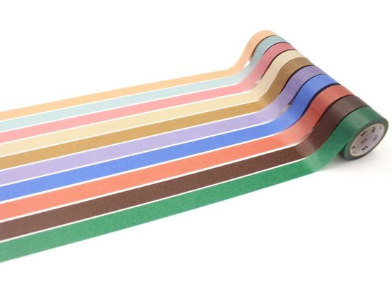 【お取り寄せ】カモ井 mt 10色セット(くすみ色) MT10P005 デコレーション用マスキングテープ インテリア装飾 デコレーショングッズ