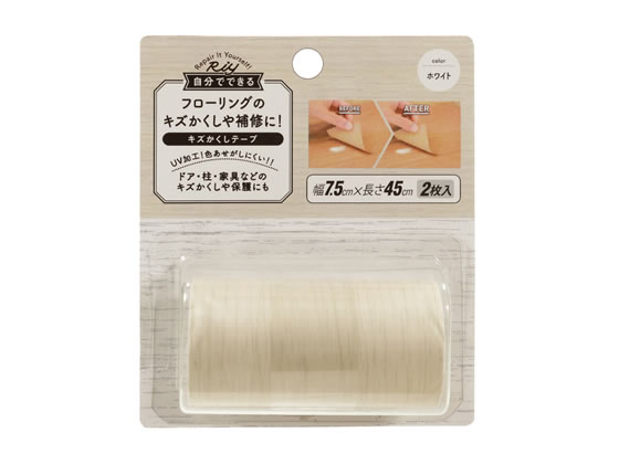 【お取り寄せ】高森コーキ フローリング用キズかくしテープ ホワイト RKT-10 補修材 補修剤 接着剤 潤..