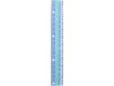 クツワ モジサシ定規 18cm ブルー KB034BL 定規 スケール 教材 学童用品