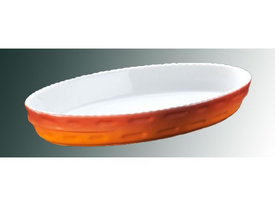 【お取り寄せ】Royale ロイヤル スタッキング小判 グラタン皿 No.240 22cm カラー カヌー型皿 洋食器 キッチン テーブル