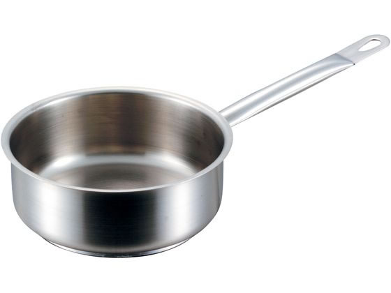 【お取り寄せ】Sambonet パデルノ 浅型片手鍋 蓋無 1008-18cm 電磁 両手鍋 外輪鍋 円付鍋 片手鍋 鍋 フライパン 厨房 キッチン