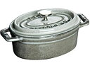 【お取り寄せ】STAUB ストウブ ピコ・ココット オーバル 27cm グレー 40500-276 キッチン 雑貨 テーブル
