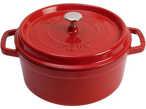 【お取り寄せ】STAUB ストウブ ピコ・ココット ラウンド 20cm チェリー 40509-820 キッチン雑貨