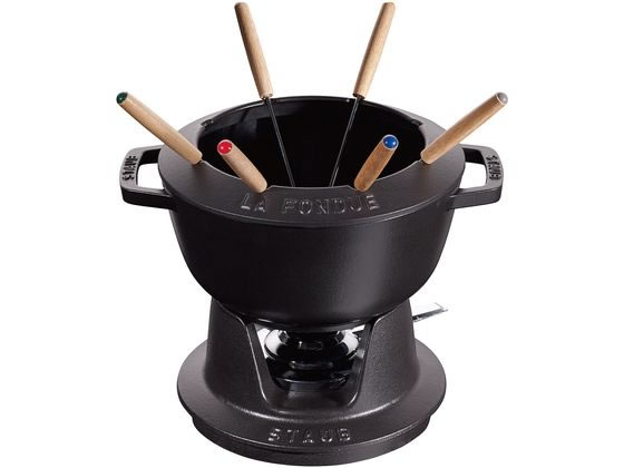 【お取り寄せ】STAUB ストウブ フォンデュセット 20cm ブラック 40511-972 1896310 キッチン 雑貨 テーブル