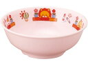 【お取り寄せ】メラミン子供食器 みんなともだち。丼 YMD-1 ピンク