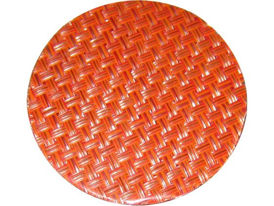 【お取り寄せ】えいむ プランナーコースター10枚入 GM-74 オレンジチェック 3547870 コースター トレー お盆 テーブル キッチン