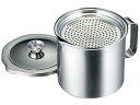 【お取り寄せ】一菱金属 18-0 二重アミ式 オイルポット 1.2L 0237400