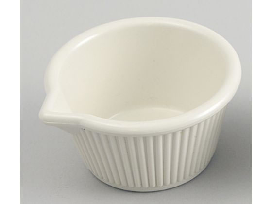 【お取り寄せ】EBM ジェスナー 口付ラメキン メラミン 0388A ボーン 3oz キッチン雑貨