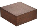 【お取り寄せ】EBM 木製 千筋キューブ 茶 200×200×80mm ザル置台 給食 厨房 キッチン テーブル