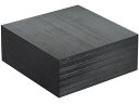 【お取り寄せ】EBM 木製 千筋キューブ 黒 200×200×80mm ザル置台 給食 厨房 キッチン テーブル