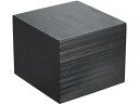 【お取り寄せ】EBM 木製 千筋キューブ 黒 200×200×160mm ザル置台 給食 厨房 キッチン テーブル