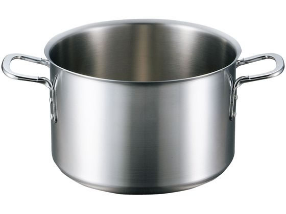 【お取り寄せ】EBM ビストロ 三層クラッド 半寸胴鍋 33cm 蓋無 寸胴鍋 鍋 フライパン 厨房 キッチン