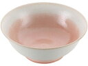 【お取り寄せ】EBM 磁器 中華食器 釉彩ピンク 高台丼 6.8寸