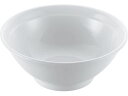 【お取り寄せ】EBM 磁器 中華食器 白リム 高台丼 6.5寸 8179840