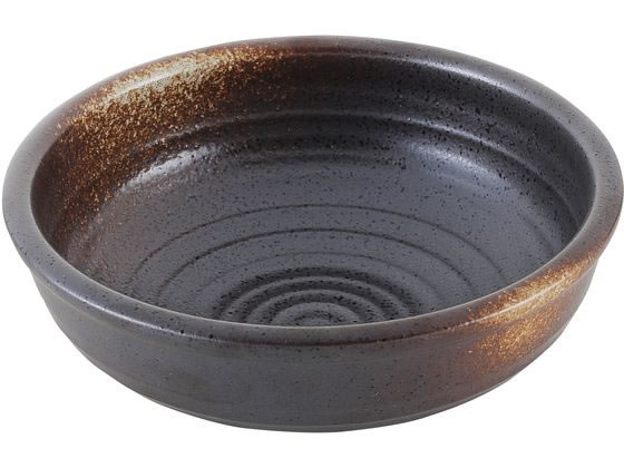 【お取り寄せ】EBM 和食器コレクション 備前風 丸鉢 6寸 8180880 すり鉢 スリコギ棒 ごますり器 調理小..