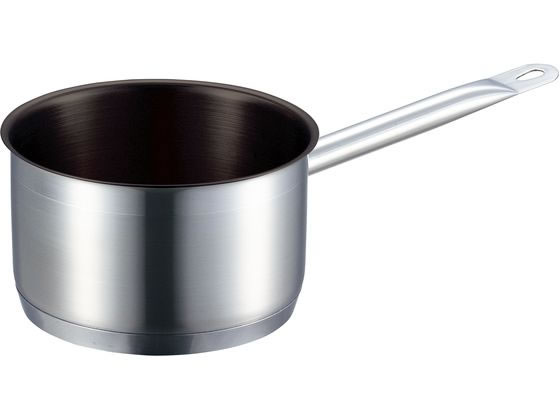 【お取り寄せ】EBM 18-8 プロシェフ IH 深型片手鍋 24cm 蓋無ノンスティック 両手鍋 外輪鍋 円付鍋 片手鍋 鍋 フライパン 厨房 キッチン