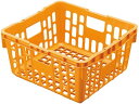 【お取り寄せ】国際化工 PP食器かご PK1 OG オレンジ 4620100 食器カゴ 給食 厨房 キッチン テーブル