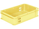 【お取り寄せ】三甲 サンコー 大型 番重 底面メッシュ A-3 クリーム PP 8210300 番重 ボウル ザル パット 厨房 キッチン テーブル