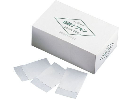 【お取り寄せ】尚美堂 6ツ折ナフキン 白 1000枚箱入 5900400 キッチン 雑貨 テーブル