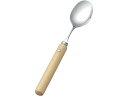 【お取り寄せ】斉藤工業 木製 丸 ハンドル スプーン 大(R-7) 6539500 スプーン カトラリー 洋食器 キッチン テーブル