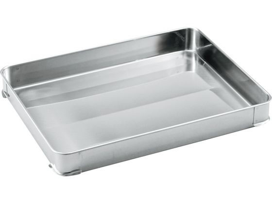 【お取り寄せ】大屋製作所 クローバー 18-8 餃子バット身 大 400×300×H80 アルミバット ボウル ザル バット 厨房 キッチン