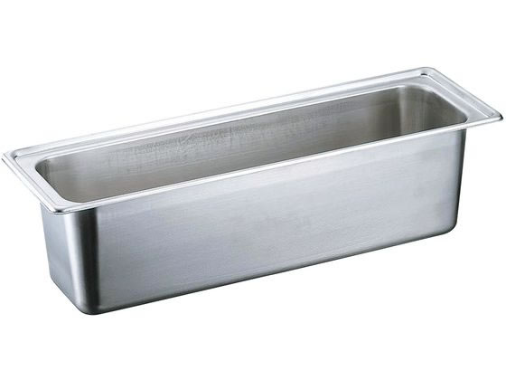 【お取り寄せ】本間製作所 18-8 ユニットパンL 1／2 H158mm 99246 3971810 ホテルパン ガストロノームパン ボウル ザル バット 厨房 キッチン