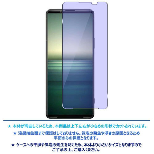 ブルーライトカット 液晶保護 Xperia 1 IV SO-51C SOG06 so51c Sony ガラスフィルム 強化ガラス 2.5D 画面保護 液晶保護 飛散防止 指紋防止 硬度9H クリーナーシート付き IV Xperia1IV 1IV エクスペリア1iv Xperia1 ドコモ au UQ ワイモバイル