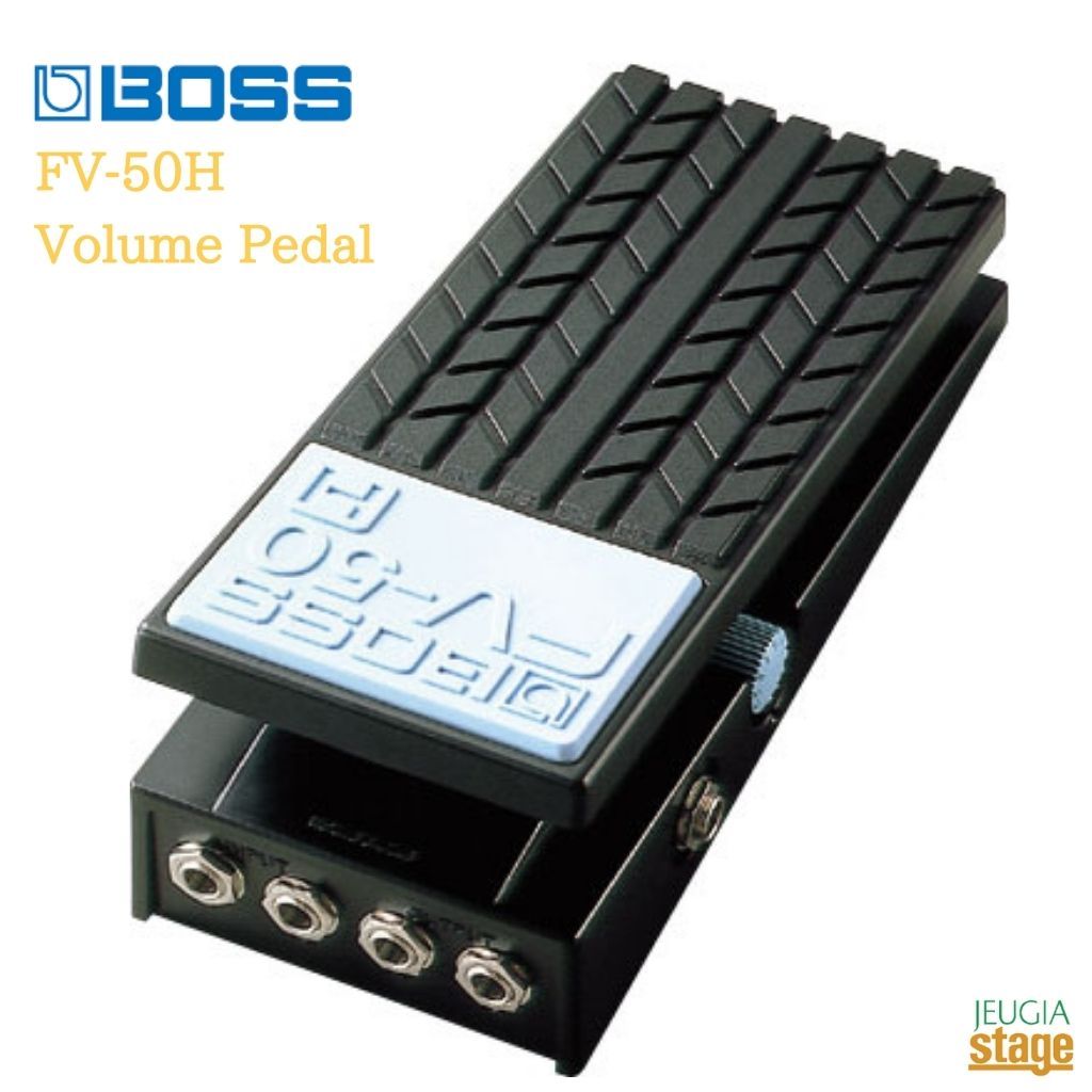 Boss Volume Pedal FV-50 H ギター/ベース用ボリュームペダルです。 ハイ・インピーダンス用ですのでパッシブギター/ベースの次にセッティングしてください。 アクティブギター/ベースなどのロー・インピーダンスの楽器の次や、エフェクターの次にはFV-50L、FV-500Lをご使用ください。 Boss Volume Pedal FV-50 Specs コントロール: ミニマム・ボリューム 接続端子: インプット×2、アウトプット×2、チューナー・アウト×1 外形寸法 / 質量 幅 (W): 86 mm 奥行き (D): 200 mm 高さ (H): 54 mm 質量: 400 g ※商品画像はサンプルです。 ★掲載の商品は店頭や他のECサイトでも並行して販売しております。在庫情報の更新には最大限の努力をしておりますが、ご注文が完了しましても売り切れでご用意できない場合がございます。 　また、お取り寄せ商品の場合、生産完了などの理由でご用意できない場合がございます。 　その際はご注文をキャンセルさせていただきますので、予めご了承くださいませ。 ★お届け先が北海道や沖縄、その他離島の場合、「送料無料」と表記の商品であっても別途中継料や送料を頂戴いたします。その際は改めてご連絡を差し上げますのでご了承ください。　