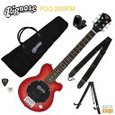 Pignose PGG-200FM SR See-through Redピグノーズ エレキギター アンプ内蔵ギター ミニギター ミニエレキ シースルーレッド【Stage-Rak..