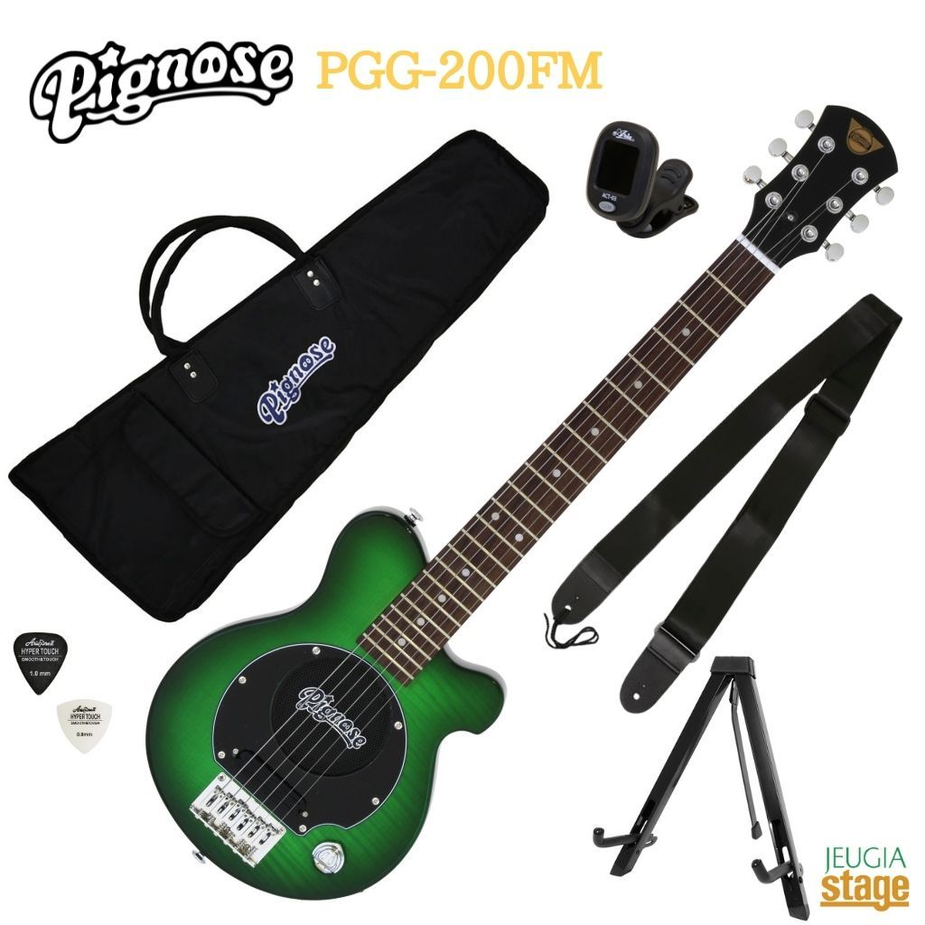 Pignose PGG-200FM SGR See-through GreensOm[Y GLM^[ AvM^[ ~jM^[ ~jGL V[X[O[yStage-Rakuten Guitar SETz