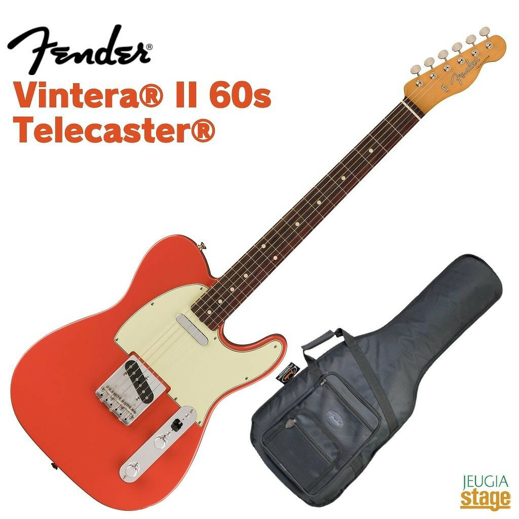 Fender Vintera II '60s Telecaster, Rosewood Fingerboard, Fiesta RedtF_[ GLM^[ LVR eLX^[ re tFX^bhyStage-Rakuten Guitarz