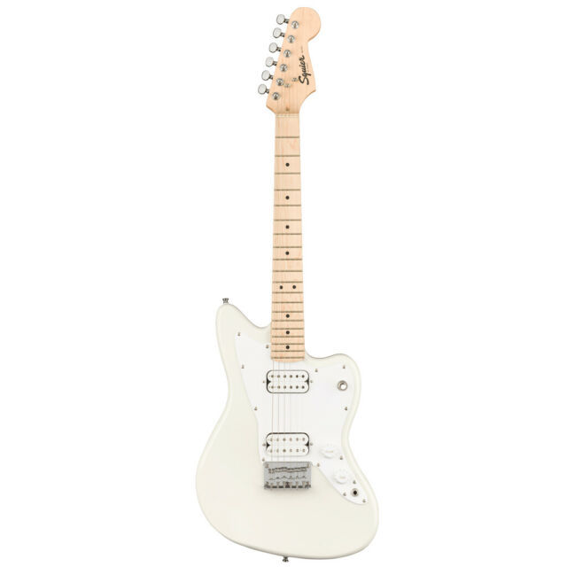 Squier by Fender Mini Jazzmaster HH Maple Fingerboard Olympic White OWT スクワイヤ エレキギター ギター ジャズマスター ミニギター オリンピック ホワイト