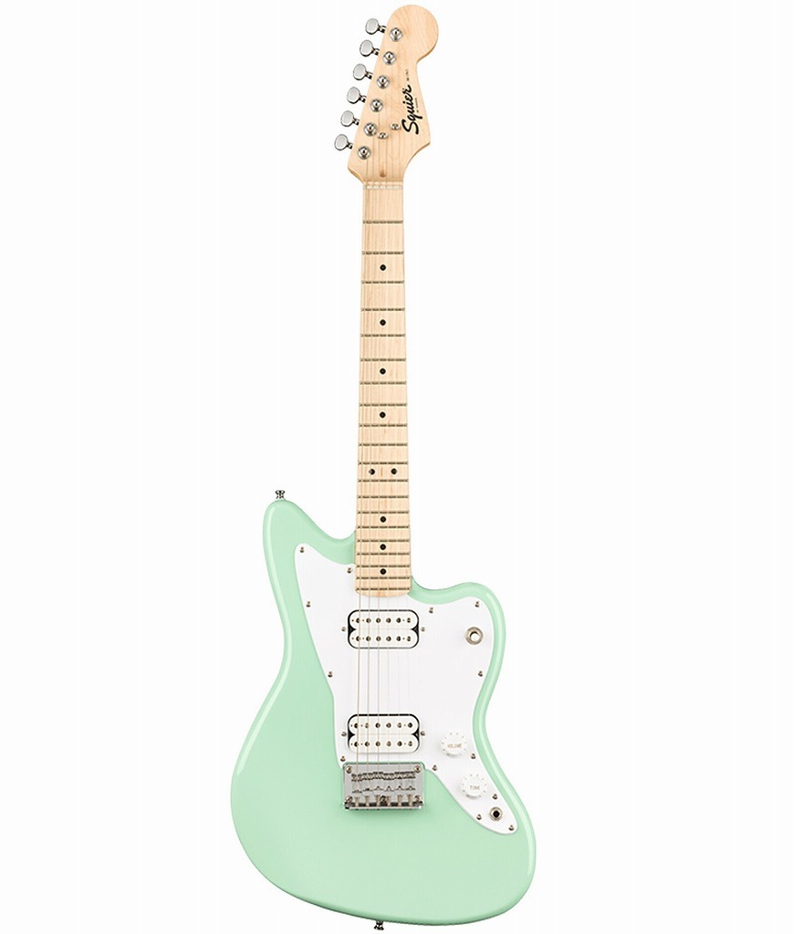 Squier by Fender Mini Jazzmaster HH Maple Fingerboard Surf Green スクワイヤ エレキギター ギター ジャズマスター ミニギター サーフ グリーン