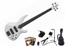 YAMAHA TRBX 304 WH White SET ヤマハ エレキベース ベース ホワイト アクティブ セット 【ヘッドホンアンプ】【初心者セット】