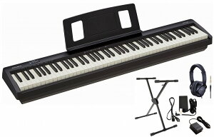 Roland Portable Piano FP-10 BK Black SET ローランド 電子ピアノ 88鍵 ポータブルピアノ ブラック セット【スタンド】【ヘッドホン】【フットスイッチ】