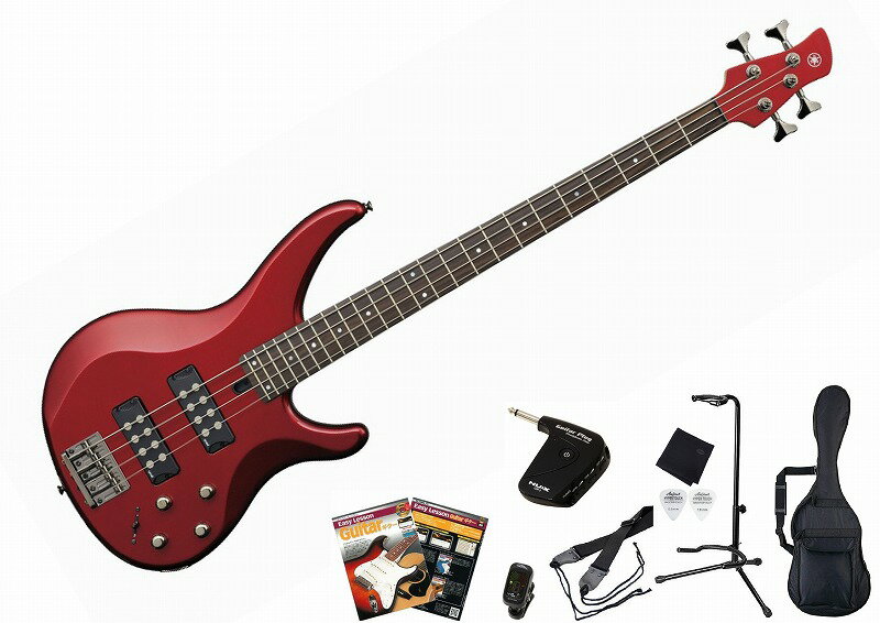 YAMAHA TRBX 304 CAR Candy Apple Red SET ヤマハ エレキベース ベース アクティブ キャンディー アップル レッド セット...