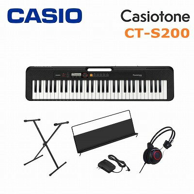 CASIO Casiotone CT-S200 BK BLACK カシオ ベーシックキーボード 61鍵 ブラック