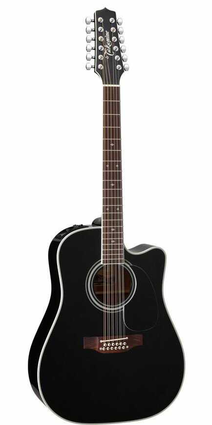 Takamine(タカミネ) EF381SC 概要 EF341SCと同じく、ブラックフェイスにドレッドカッタウェイの12ストリングス。12ストリングスにしか出せないDETUNEのかかったふくよかなサウンドで、スパイスの効いたサウンドを奏でるには最適。バンドの中でも埋もれない存在感は、ただ単に12本の弦を張っただけでは完成し得ない綿密な設計の上、仕上げられた1本です。 Takamine(タカミネ) EF381SC 仕様 ・TOP：SOLID SPRUCE ・BACK：MAPLE ・SIDES：MAPLE ・NECK：MAHOGANY ・FINGER BOARD：ROSEWOOD ・SCALE：644mm ・NUT WIDTH：47mm ・PRE-AMP：CT4-DX(DMP) ・POSITION MARK：SNOW FLAKE ・COLOR：BL (gloss) ・WITH HARD CASE：HC-200 Takamine(タカミネ) EF381SC CT4-DX（DMP）プリアンプ タカミネのプリアンプCT4-DXは、006P/9Vバッテリー×2の18V高電圧ドライブにより、かつてない余裕のヘッドルームを実現。音量の最小/最大幅が大きいアコースティック・ギターの広いダイナミックレンジを充分に満たし、優しく奏でる穏やかな爪弾きから弦の揺れが見える程のハード・ピッキングまで、ピュアで歪みのない豊かなサウンドを実現します。 ※画像はイメージです。 ※木目は1本1本異なります、ご了承下さい。 ※掲載商品に関しましてご購入手続きが完了しましても売り切れの場合や廃盤・メーカー在庫切れの場合はご用意できない場合がございます。その際は改めてご連絡いたします。　