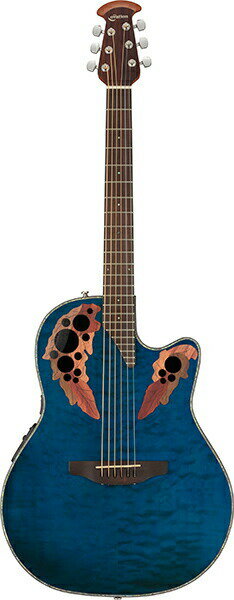 Ovation Celebrity Elite Plus CE44P-8TQ Transparent Blue Quilt Maple ١ ƥå 쥢  ȥᥤץ ֥롼