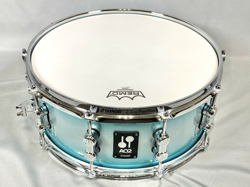 SONOR AQ2-1406SDW #ASB AQ2 Series Maple Snare Drum 14" x 6"ソナー スネアドラム アクア シルバーバースト・ラッカーフィニッシュ