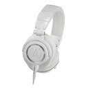 モニターヘッドホン audio-technica ATH-M50x WHProfessional monitor headphonesプロフェッショナルモニターヘッドホン ホワイト