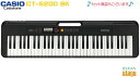 CASIO Casiotone CT-S200BK BLACKカシオ ベーシックキーボード 61鍵 ブラック【Stage-Rakuten Keyboard SET】