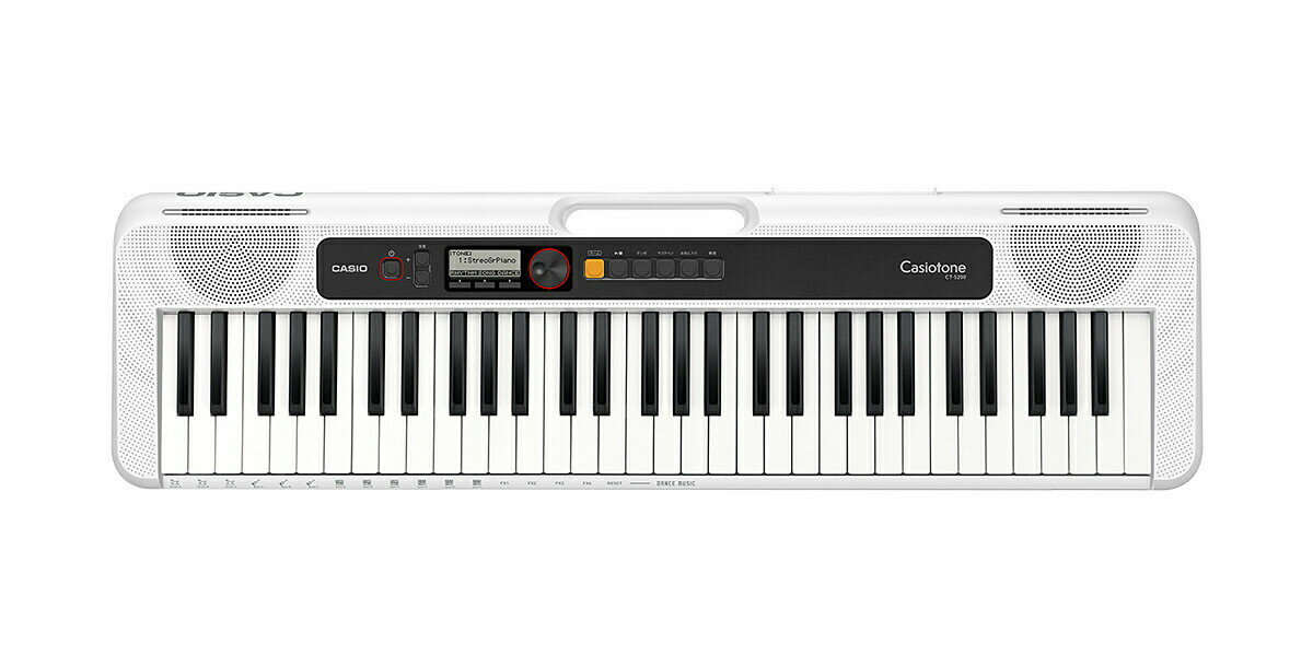 CASIO Casiotone CT-S200 WE WHITE カシオ ベーシックキーボード 61鍵 ホワイト