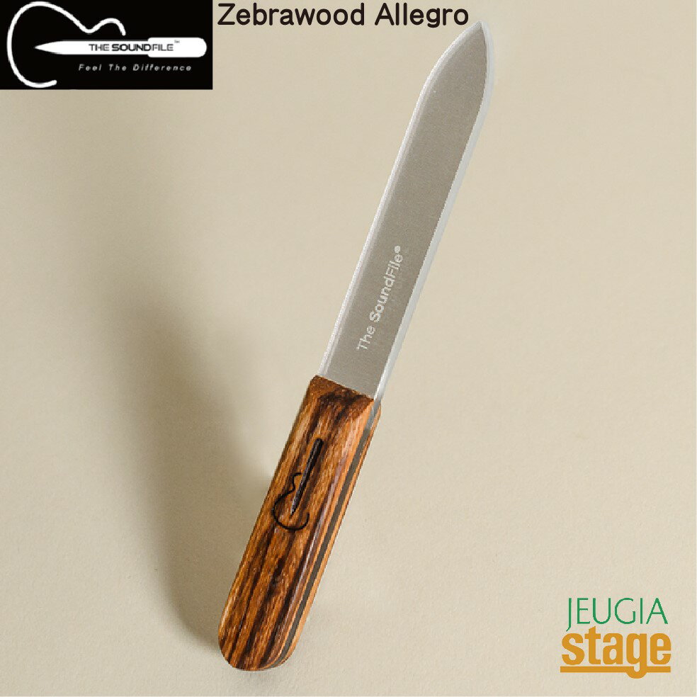 Glass File Zebrawood Allegroサウンドファイル ガラス爪ヤスリ ゼブラウッド アレグロ【大切な方へのプレゼントにも…