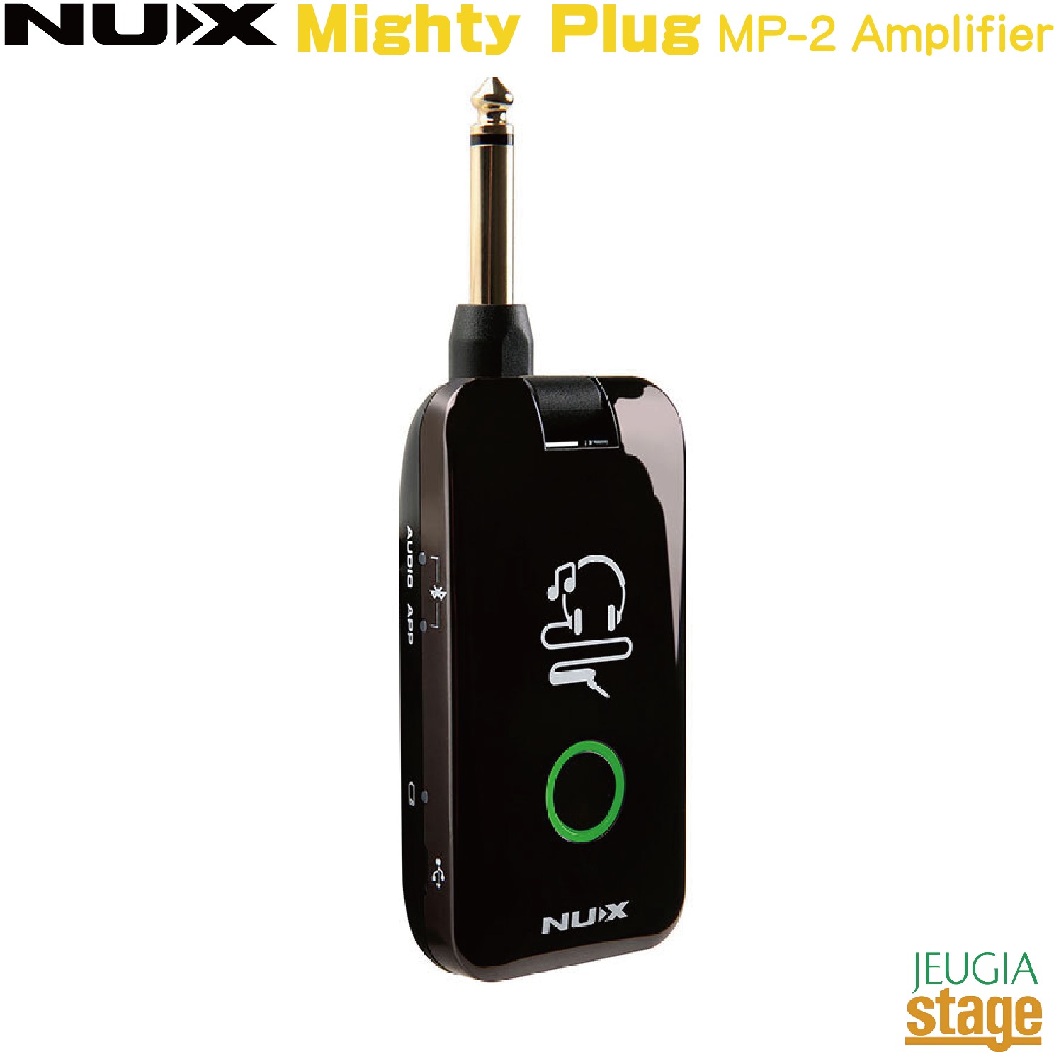 NUX MIGHTY PLUG MP-2 ニューエックス マイティプラグ【ギター/ベース用ヘッドホンアンプ】【Stage-Rakuten Guitar Accessory】