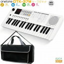 onetone OTK-37M WH 【ケース付きセット・ブラックグレー】37ミニ鍵盤 キーボード ホワイトKHB-07 Black Grey【Stage-Rakuten Keyboard SET】(2)
